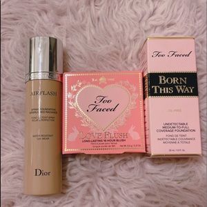 Makeup bundle. Dior. Too faced